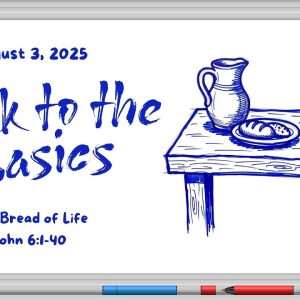 August 3, 2025  |  The Bread of Life  |  John 6:1-40