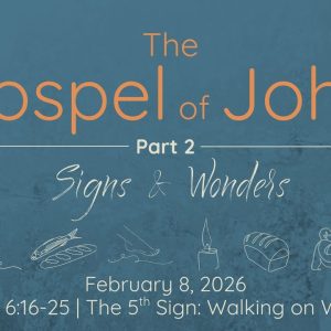 February 8, 2026     John 6:16-25 | The Gospel of John | The 5th Sign: Walking on Water
