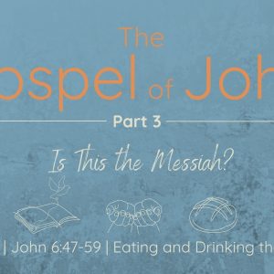 April 19, 2026 “Eating and Drinking the Son of Man”